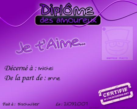 a mon amour...